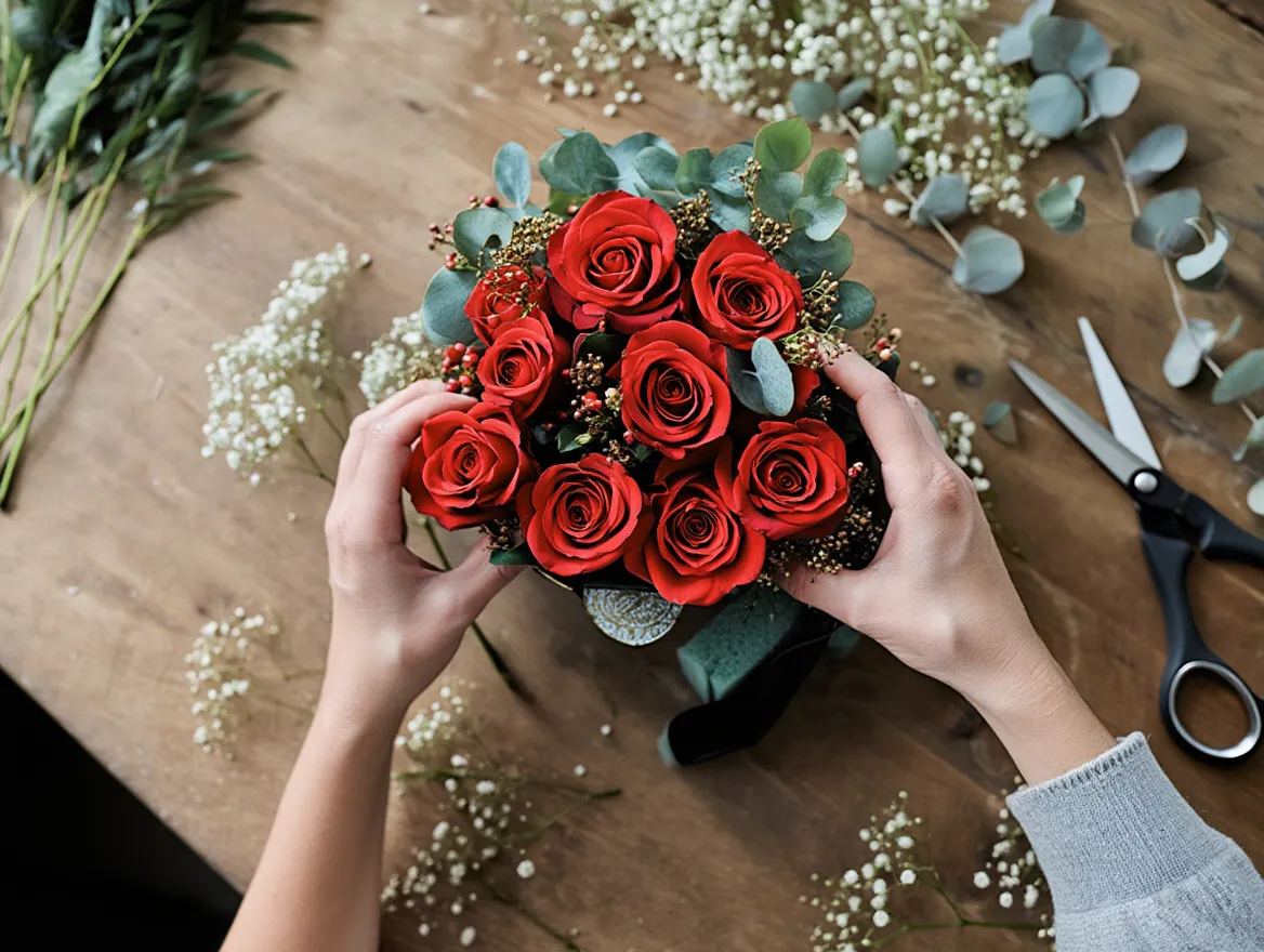 Flower box creation process