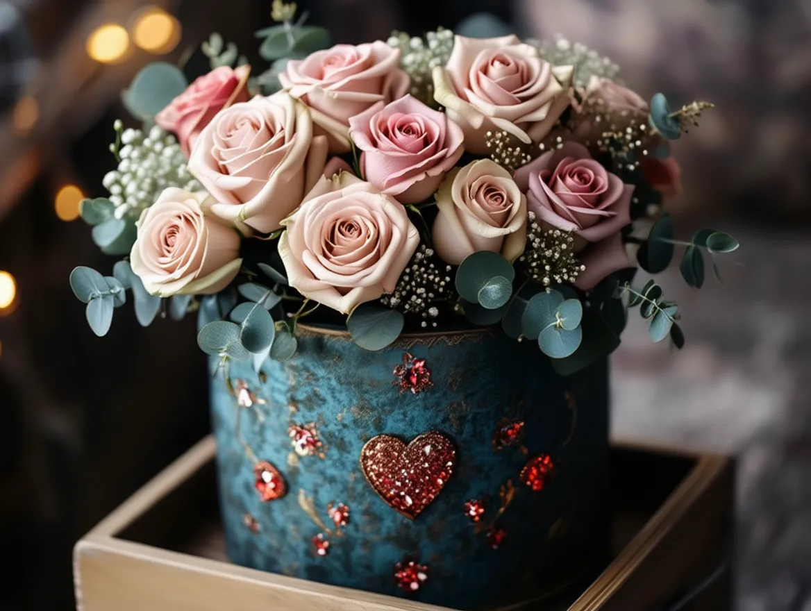 Custom designed flower box